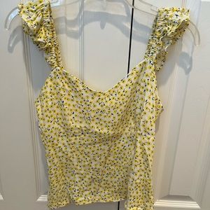 H&M floral tank top